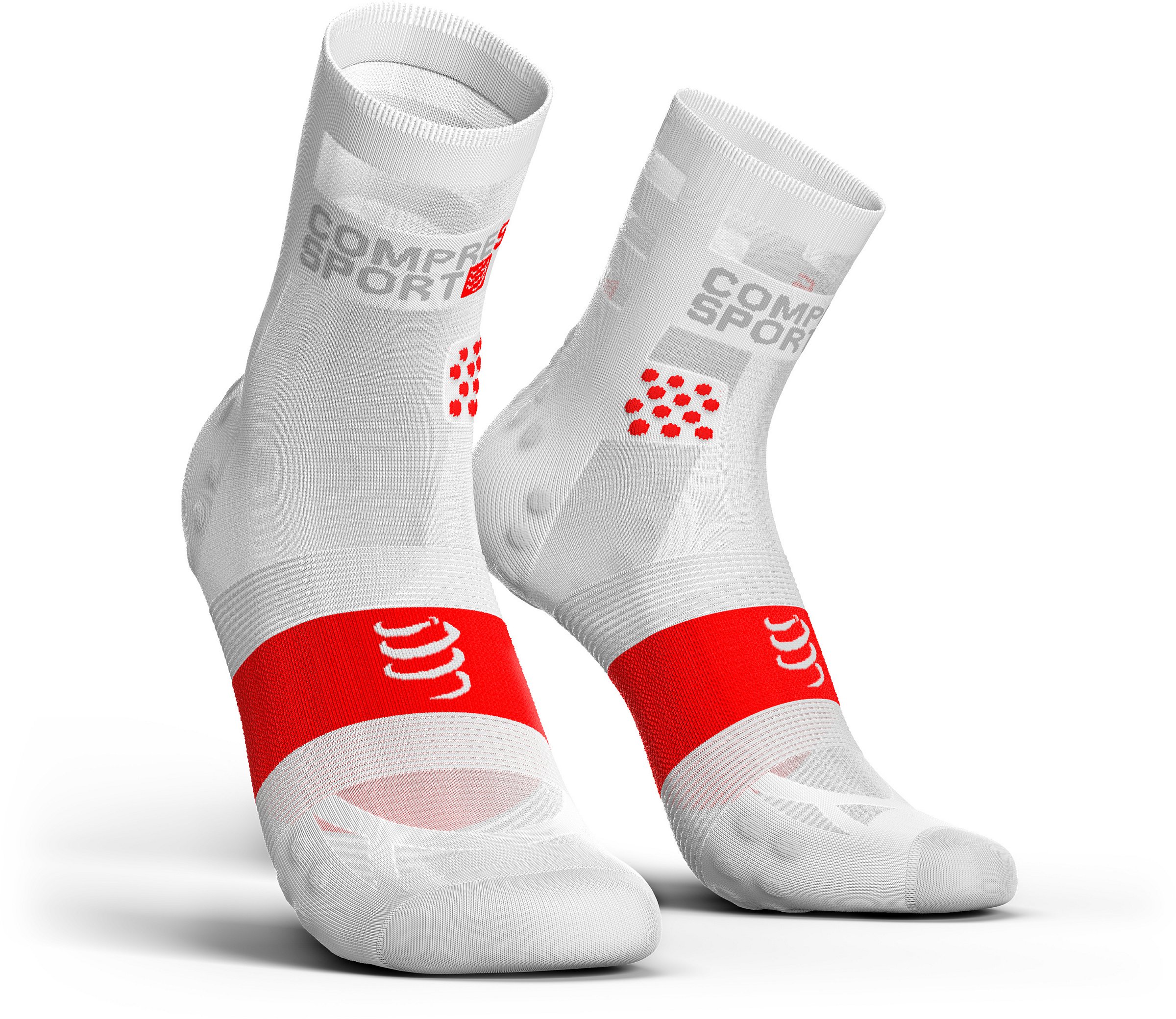 COMPRESSPORT Pro Racing Socks V3.0 Ultra Light WH/RD (42-44)(45-